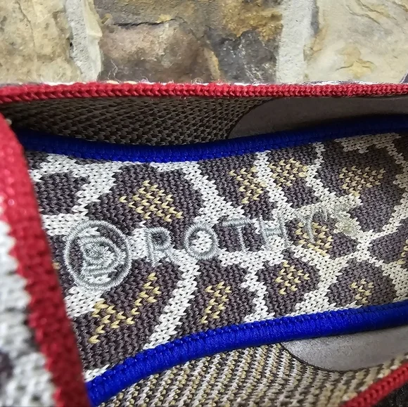 Rothys 10 Mocha Spot Leopard Print Loafers Slip On Shoes - Picture 7 of 10